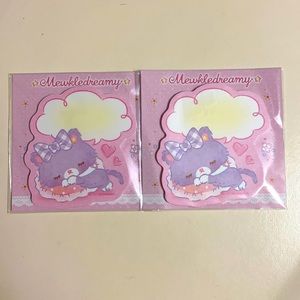 NWT. Sanrio Mewkledreamy Mini Notepads.